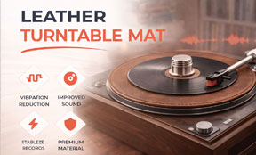 Leather Turntable Mat